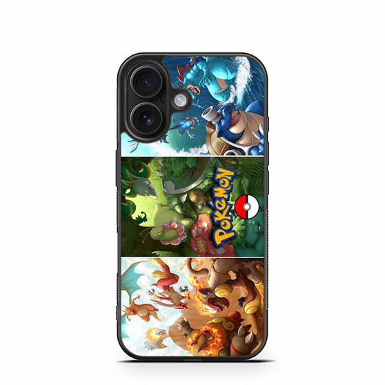 Pokemon in 3 Area iPhone 16 Case