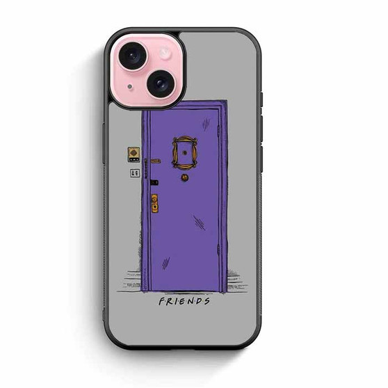 Friends monica apartmen door iPhone 15 Case