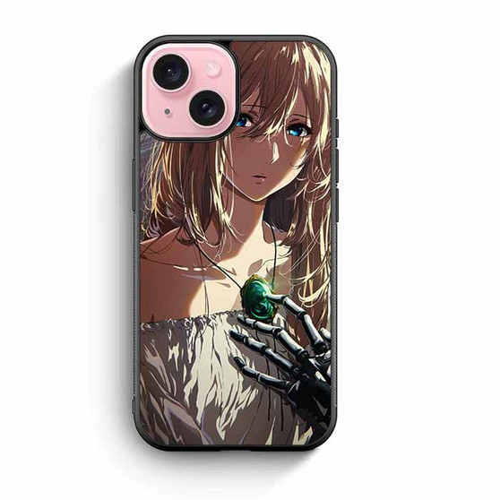 Violet evergarden sad iPhone 15 Case