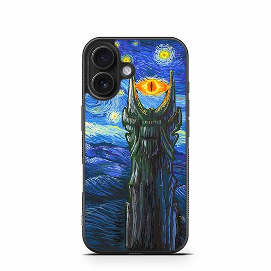 Sauron starry night the lord of the rings iPhone 16 Case
