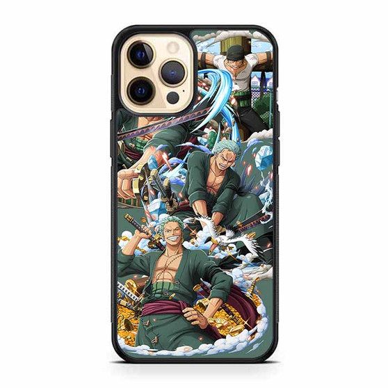One Piece Collage Roronoa Zoro iPhone 12 Pro and iPhone 12 Pro Max Case
