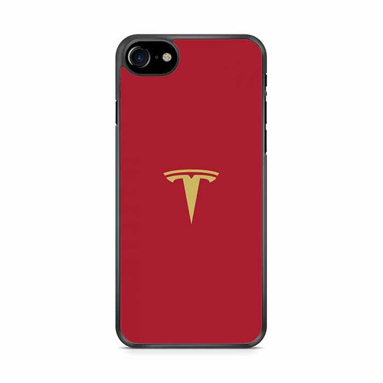 Tesla gold red iPhone SE 2020 Case