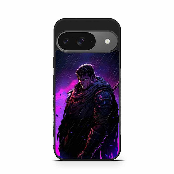 Berserk Guts in Rain Google Pixel 9 Series Case
