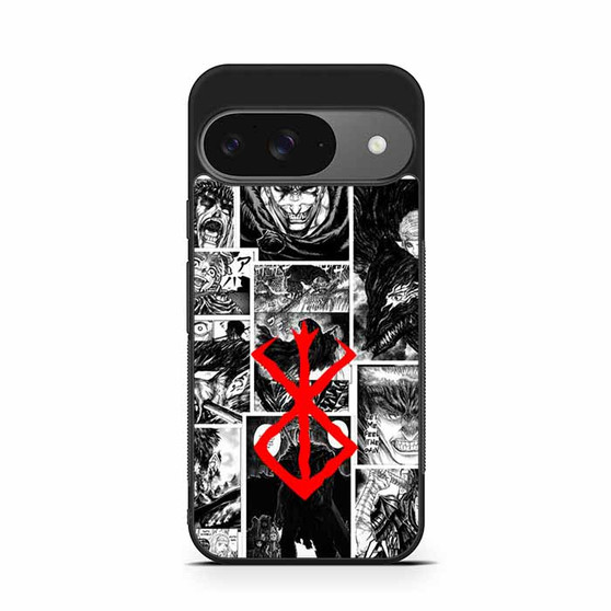 Berserk Manga Guts Face Google Pixel 9 Series Case
