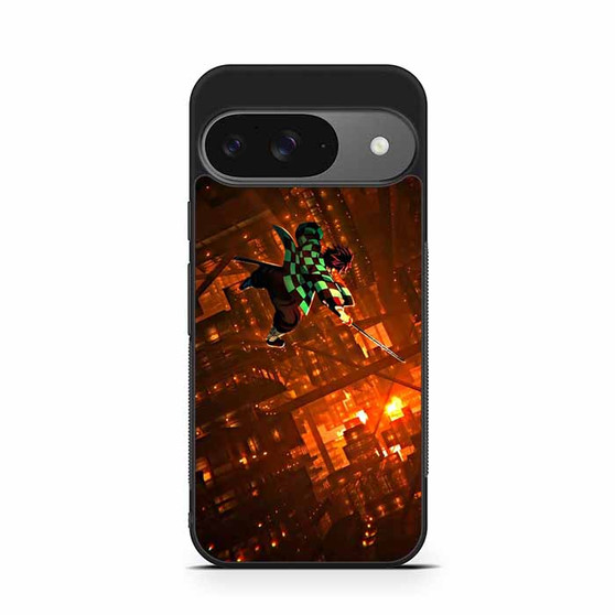 Tanjiro enter infinity castle demon slayer Google Pixel 9 Series Case