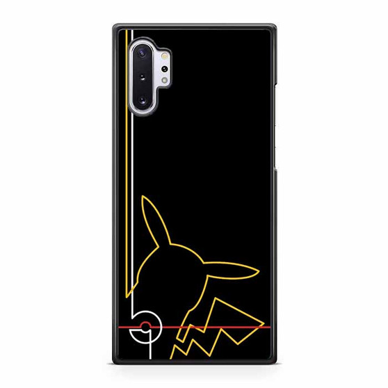 Pikachu pokemon line Samsung Galaxy Note 10+ 5G Case