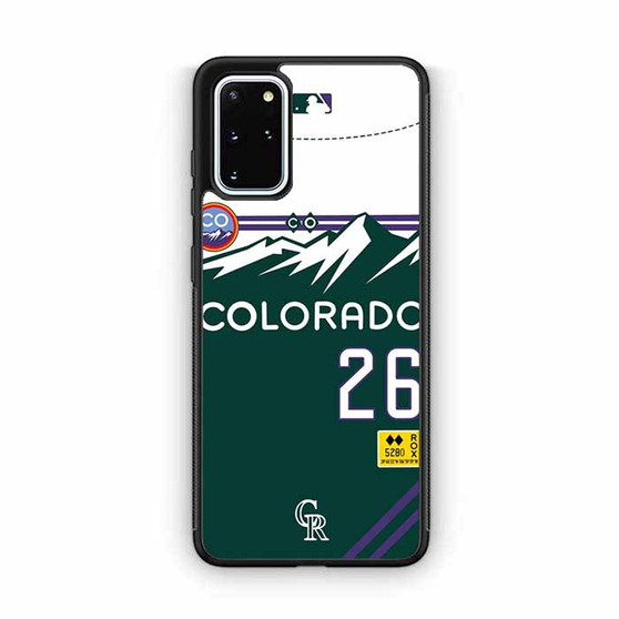 Colorado rockies jersey Samsung Galaxy S20 Case