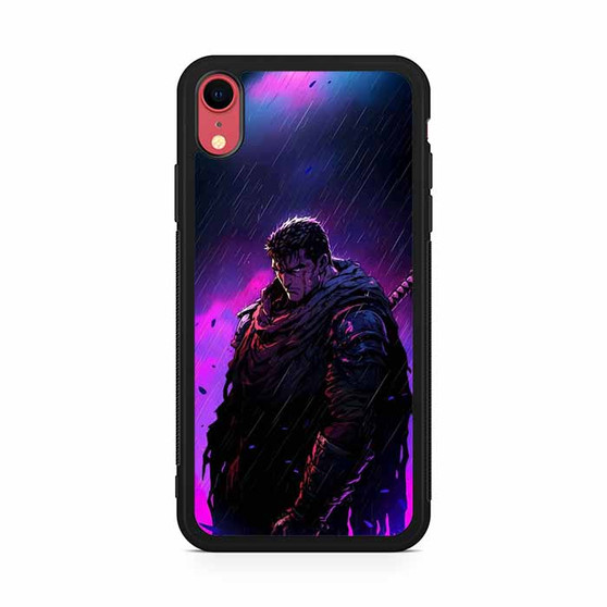 Berserk Guts in Rain iPhone XR Case