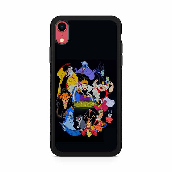 Disney All Villains Circle iPhone XR Case