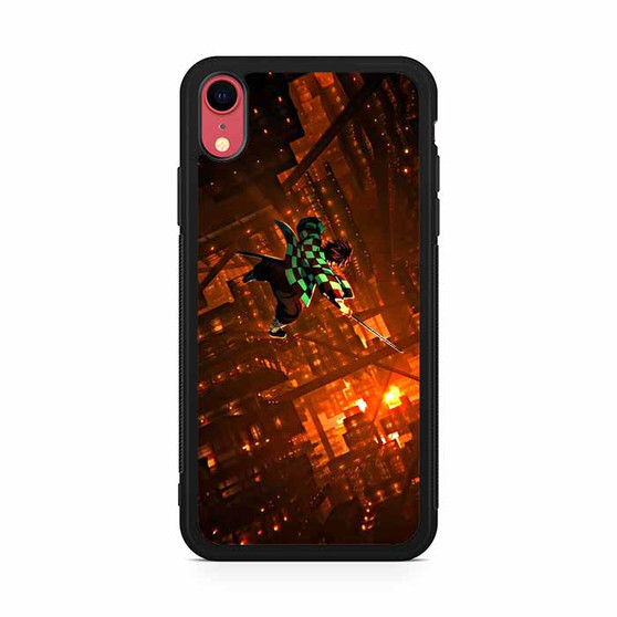 Tanjiro enter infinity castle demon slayer iPhone XR Case