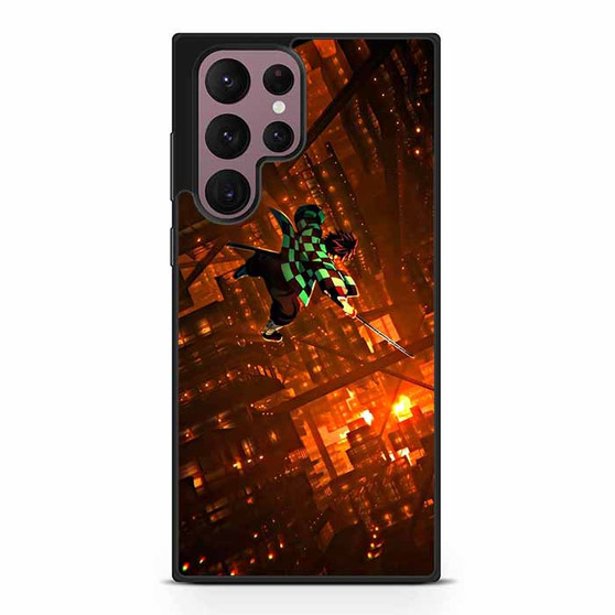 Tanjiro enter infinity castle demon slayer Samsung Galaxy S22 Ultra Case