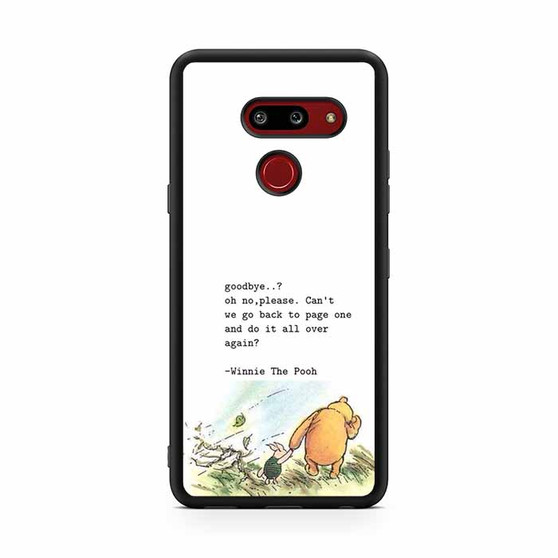 Winnie the pooh goodbye LG G8 ThinQ Case