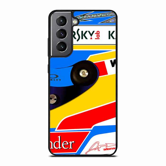 Alonso F1 Helmet Samsung Galaxy S21 Case