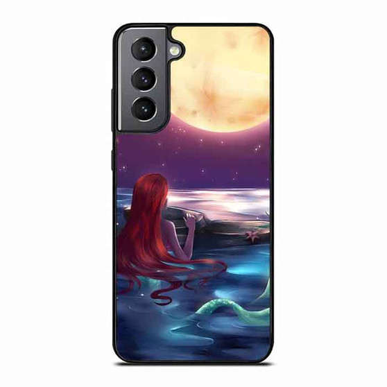 Ariel Loves Watching Moon Samsung Galaxy S21 Case