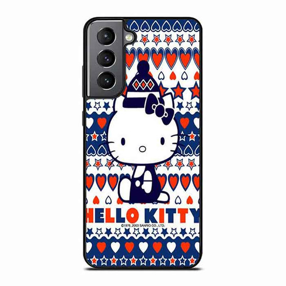hello kitty cute aztec Samsung Galaxy S21 Case
