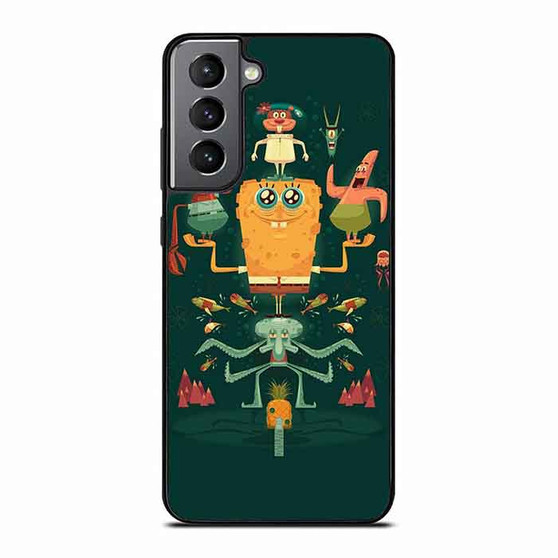 Spongebob Pixel Arts Samsung Galaxy S21 Case
