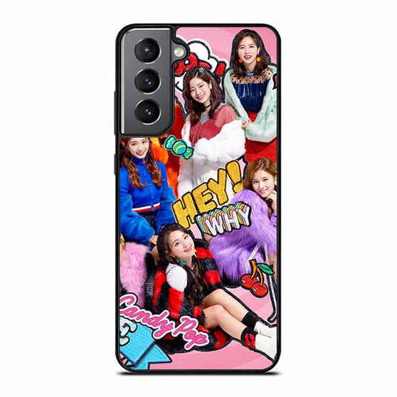 Twice Collage Quotes Samsung Galaxy S21 Case