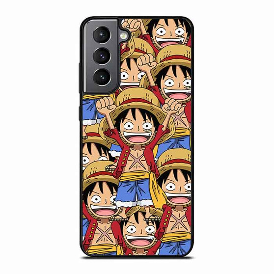 One Piece Monkey D Luffy Collage Samsung Galaxy S21 Case