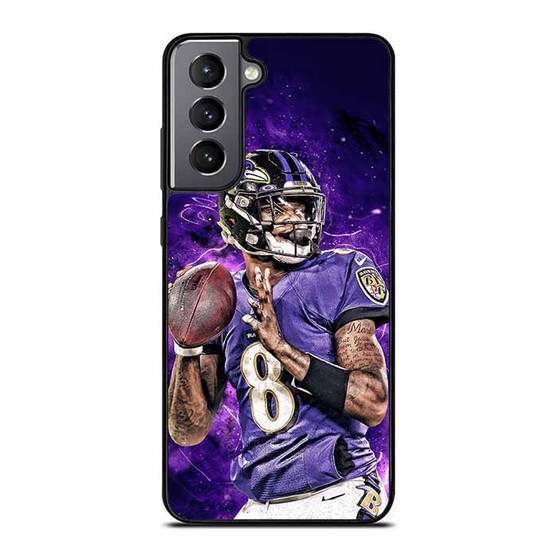 Baltimore Ravens Lamar Jackson Samsung Galaxy S21 Case