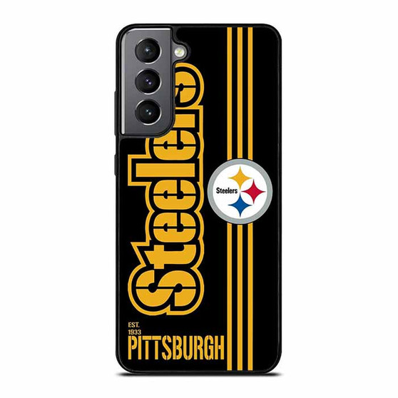 Pittsburgh Steelers Stripe Samsung Galaxy S21 Case