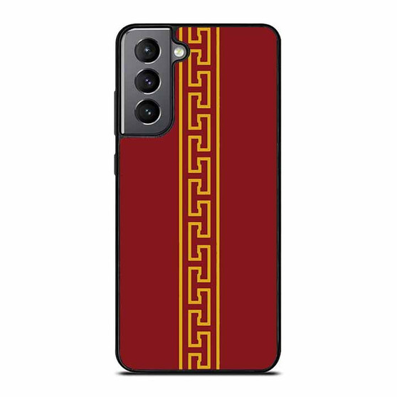 USC Trojans red pattern Samsung Galaxy S21 Case