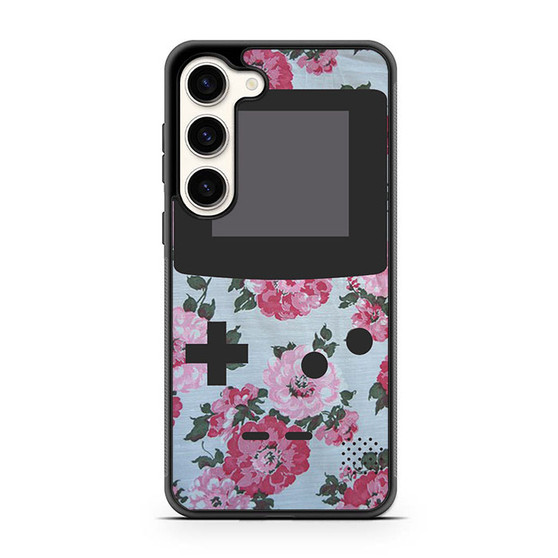 floral vintage gameboy Samsung Galaxy S23 Case