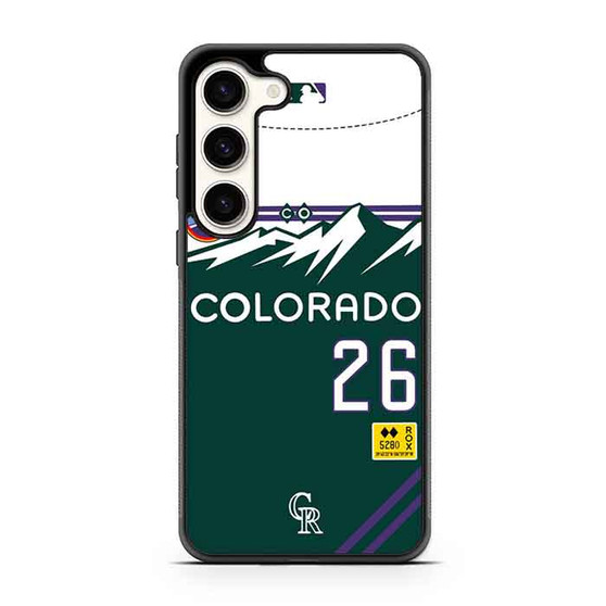 Colorado rockies jersey Samsung Galaxy S23 Case