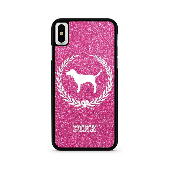 Glitter Pink Dog Logo iPhone X / XS | iPhone XS Max Case Glitter Pink Dog Logo iPhone X / XS | iPhone XS Max Case