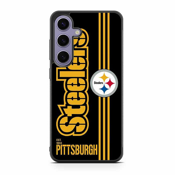 Pittsburgh Steelers Stripe Samsung Galaxy S24 Case