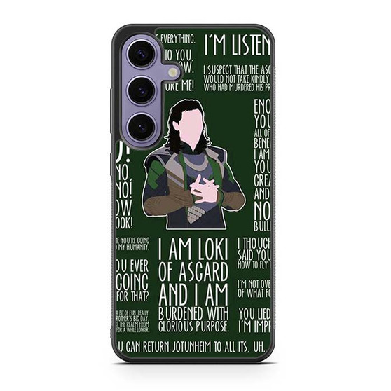 Loki Quotes Samsung Galaxy S25 Series Case