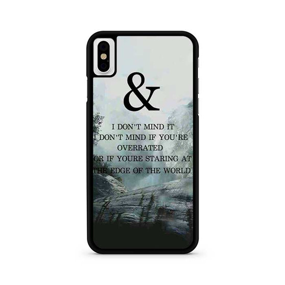 Of Mice & Men Lyrics 1 iPhone X / XS | iPhone XS Max Case Of Mice & Men Lyrics 1 iPhone X / XS | iPhone XS Max Case
