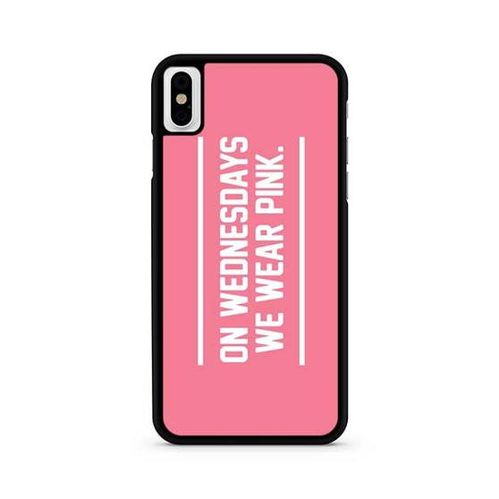 On Wednesdays We Wear Pink iPhone X / XS | iPhone XS Max Case On Wednesdays We Wear Pink iPhone X / XS | iPhone XS Max Case