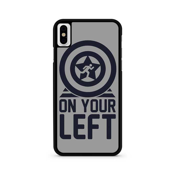On your left captain america 1 iPhone X / XS | iPhone XS Max Case On your left captain america 1 iPhone X / XS | iPhone XS Max Case