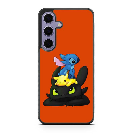 Stitch Pikachu Toothless Cute Samsung Galaxy S25 Series Case