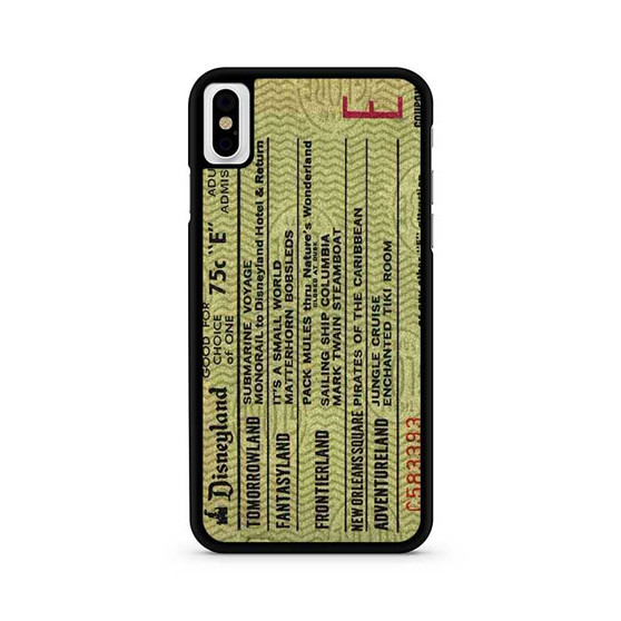 original disneyland ticket iPhone X / XS | iPhone XS Max Case original disneyland ticket iPhone X / XS | iPhone XS Max Case