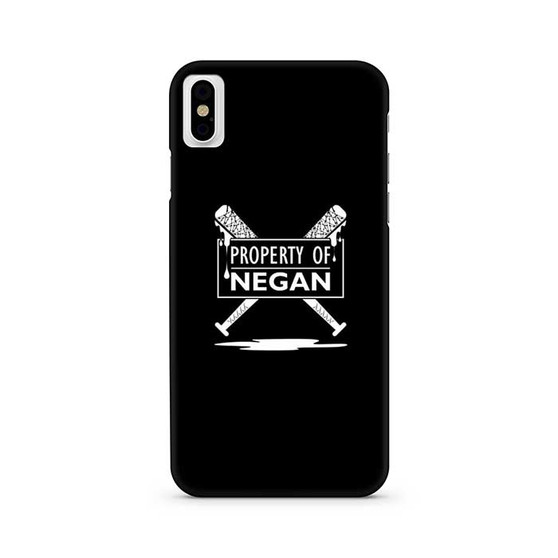 Property of Negan iPhone X / XS | iPhone XS Max Case Property of Negan iPhone X / XS | iPhone XS Max Case