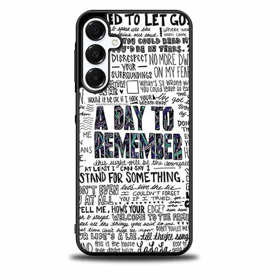 A day to remember Lyrics Samsung Galaxy A16 5G Case