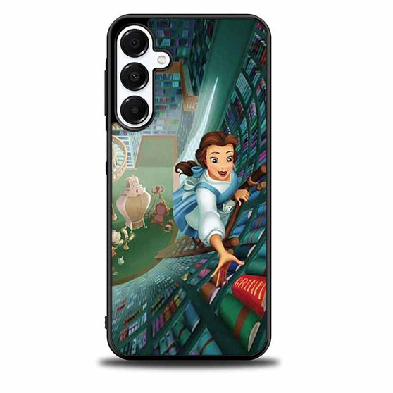 Belle as Beauty and the Beast in Library Samsung Galaxy A16 5G Case