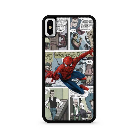 Spiderman in Comic iPhone X / XS | iPhone XS Max Case Spiderman in Comic iPhone X / XS | iPhone XS Max Case