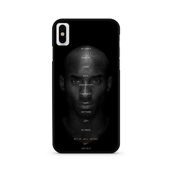Kobe Brant Quote iPhone X / XS | iPhone XS Max Case