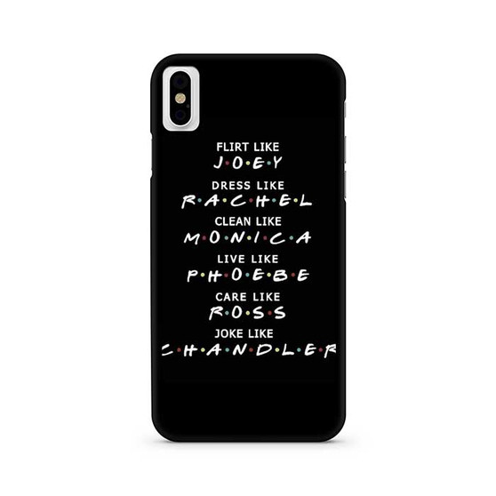 Friends Quotes 3 iPhone X / XS | iPhone XS Max Case