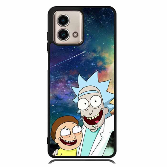 Rick and Morty in Space Motorola Moto G Stylus Case
