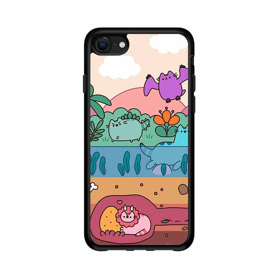 Pusheen Dinosaurs iPhone 16e Case