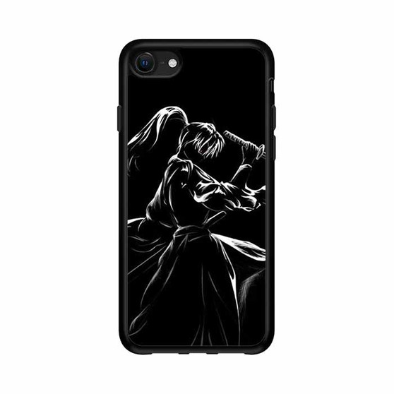 Samurai X Kenshin Himura Monochrome iPhone 16e Case