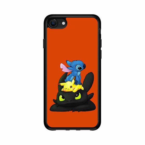 Stitch Pikachu Toothless Cute iPhone 16e Case