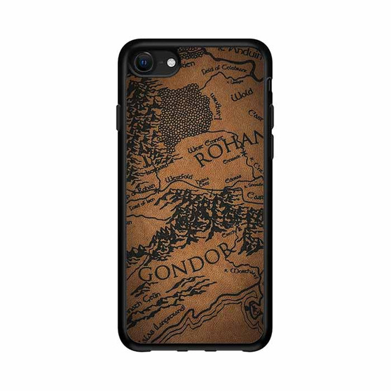 Middle east map the lord of the rings iPhone 16e Case