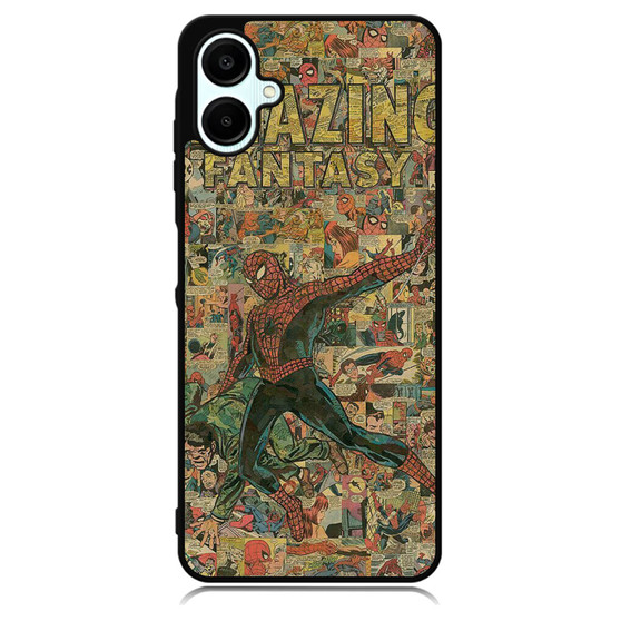 Amazing Spiderman Comic Pattern Samsung Galaxy A06 Case
