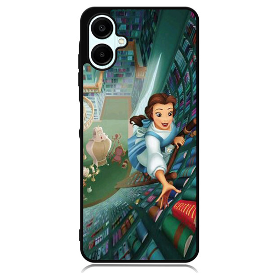 Belle as Beauty and the Beast in Library Samsung Galaxy A06 Case