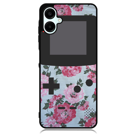 floral vintage gameboy Samsung Galaxy A06 Case