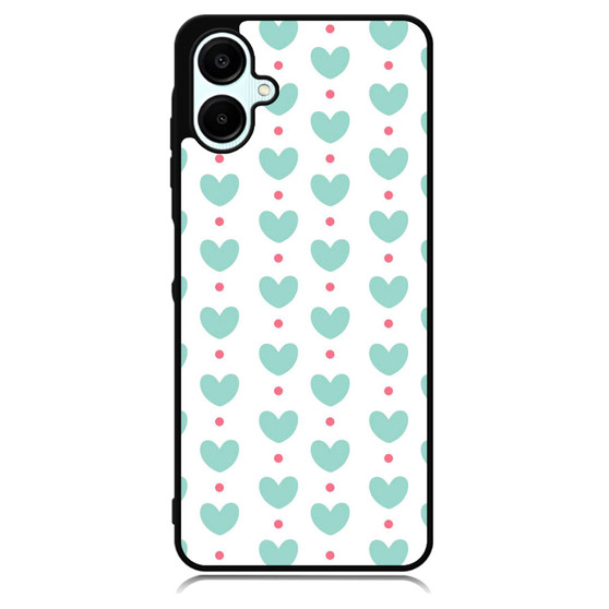 Heart in Light Blue Samsung Galaxy A06 Case